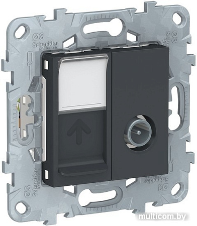 Розетка компьютерная Schneider Electric Unica New NU547054