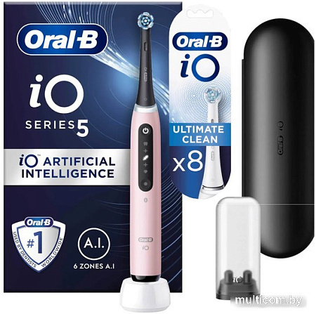 Электрическая зубная щетка Oral-B iO 5 (magnetic pink)