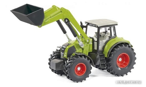 Трактор Siku Claas Axion 850 с погрузчиком и самосвалом 1949