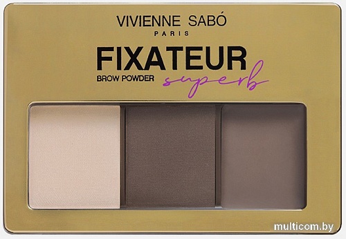 Тени для век Vivienne Sabo Fixateur Superb (тон 01 светло-коричневый)