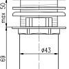 Донный клапан Slezak RAV MD0484CMAT