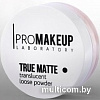 Рассыпчатая пудра PROMAKEUP True Matte прозрачная тон 1001 (10 г)