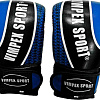 Перчатки для единоборств Vimpex Sport 3034 (14 oz, черный/синий)