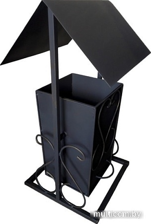 Уличная урна Станкоинструмент №1 (с крышей)