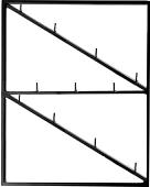 Вешалка для одежды Dudo ВННС-006