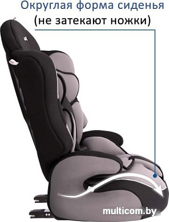 Автокресло Siger Art Прайм Isofix (серый)