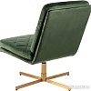 Интерьерное кресло Actona Carrera 0000078611 (зеленый/металл латунь)
