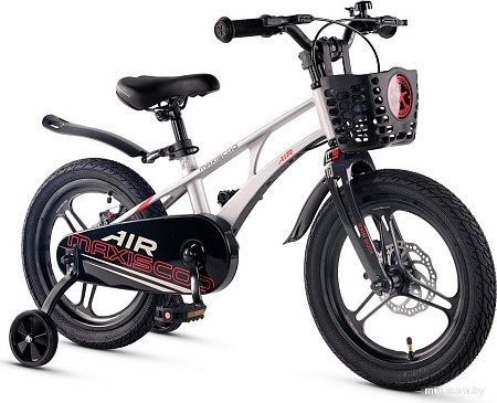 Детский велосипед Maxiscoo Air Pro 16 2025 MSC-A1645P (серый жемчуг)