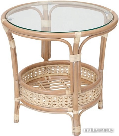 Стол Мир Ротанга 02/15A-Rd (белый)