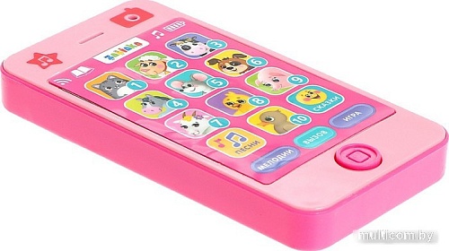 Развивающая игрушка Zabiaka Музыкальный телефончик. Для хорошей девочки 2519373