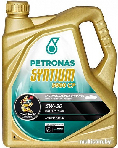 Моторное масло Petronas Syntium 5000 CP 5W-30 4л