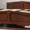 Кровать Bravo Мебель Елена 120x200 (с ящиками, орех)