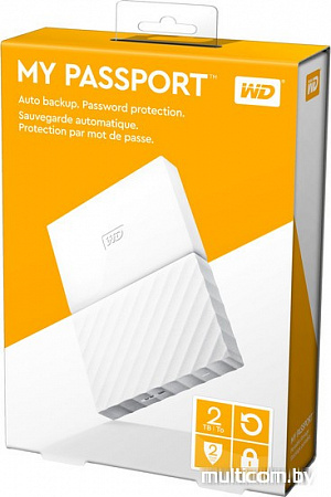 Внешний жесткий диск WD My Passport 2TB WDBLHR0020BWT