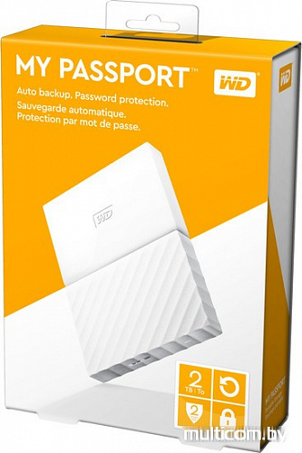 Внешний жесткий диск WD My Passport 2TB WDBLHR0020BWT