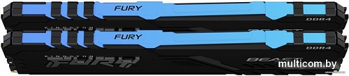 Оперативная память Kingston FURY Beast RGB 2x16ГБ DDR4 2666 МГц KF426C16BB12AK2/32