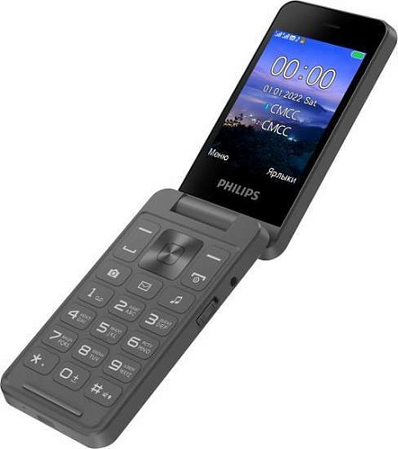 Кнопочный телефон Philips Xenium E2602 (темно-серый)