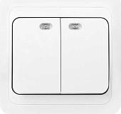 Выключатель SmartBuy SBE-02w-10-SW2-1