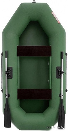 Гребная лодка Тонар Шкипер 240 (зеленый)