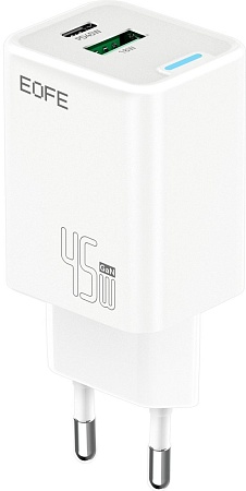 Сетевое зарядное EOFE E406 (белый)