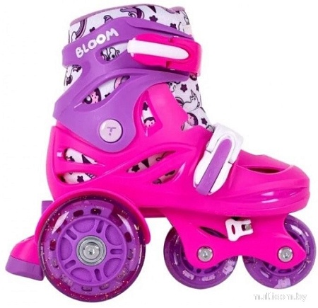 Роликовые коньки Tech Team Bloom (р.31-35, розовый)