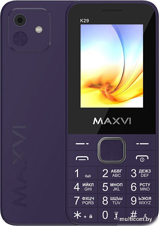 Телефон Maxvi K29 (фиолетовый)