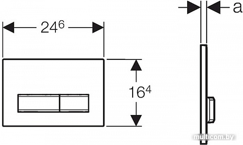 Geberit Sigma 50 115.788.SD.5 (дымчатый)