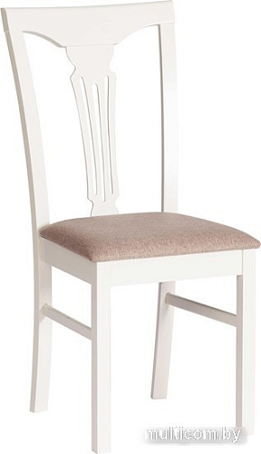 Стул TetChair Hermes 43x49x94 (дерево гевея/Ivory White/ткань серый)