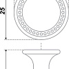 Ручка мебельная Boyard RC053AB.4