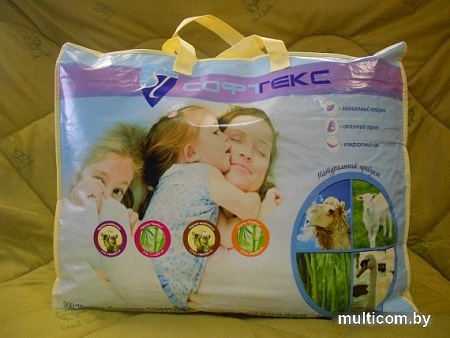 Одеяло Софттекс Medium Soft Стандарт 172x205 (овечья шерсть)