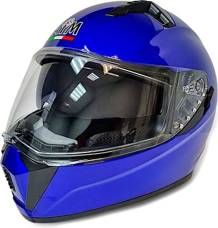 Мотошлем AIM JK320 320-009-XXL (XXL, темно-синий)
