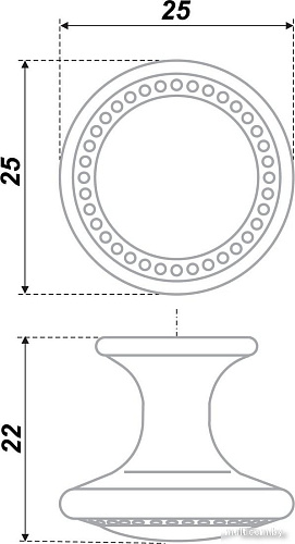 Ручка мебельная Boyard RC053AB.4