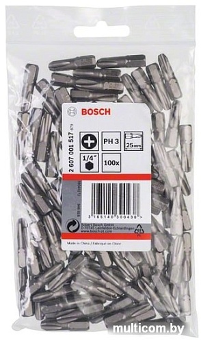 Набор бит Bosch 2607001517 (100 предметов)