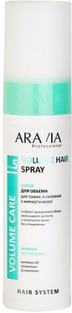 Спрей Aravia Professional Volume Hair Spray склонных к жирности волос 250 мл