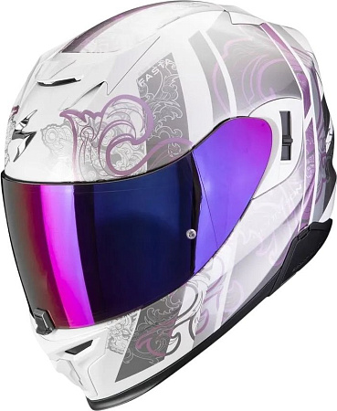 Scorpion Exo Exo-520 Evo Air Fasta (р. S, белый/фиолетовый)
