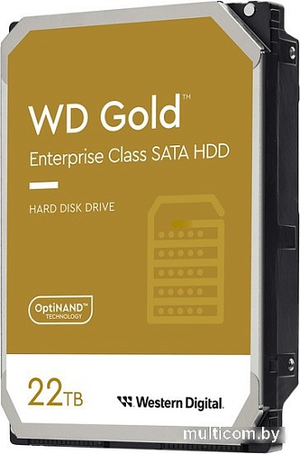 Жесткий диск WD Gold 22TB WD221KRYZ