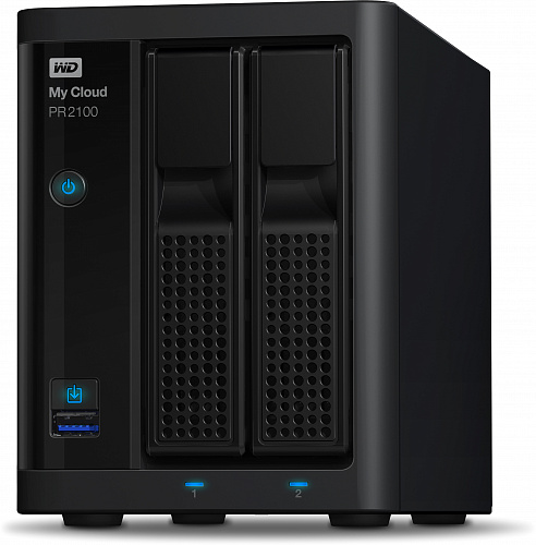 Сетевой накопитель WD My Cloud Pro PR2100 8TB [WDBBCL0080JBK]