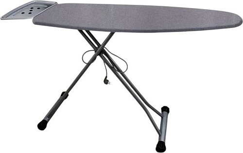 Чехол для гладильной доски Comfort Alumin С подложкой 110x33см (лен/пастельно-фиолетовый)