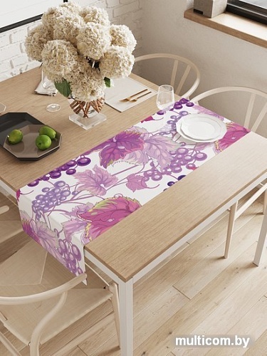 Дорожка на стол JoyArty Сочный виноград ptt_21614