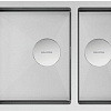 Кухонная мойка Paulmark Next 58/2S Uni PM225844-BS (стальной/брашированная сталь)