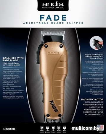 Машинка для стрижки Andis Fade Adjustable Blade Clipper US-1