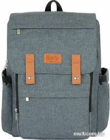 Рюкзак для мамы Nuovita CapCap Hipster (серый)