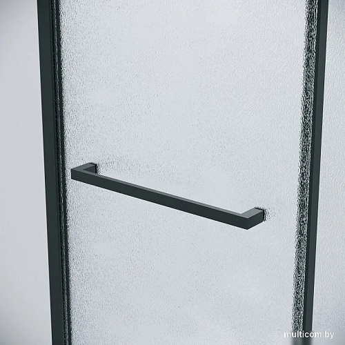 Душевой уголок Grossman Style 130x90x195 120.K33.05.1390.21.02 (черный матовый/стекло шиншилла)