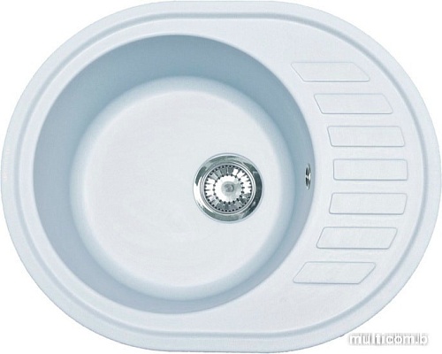 Кухонная мойка ZorG Roso 62 (белый камень)