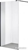 Душевая стенка Saniteco Walk-In SN-W8TB90 (90x200, прозрачное стекло, черный профиль)