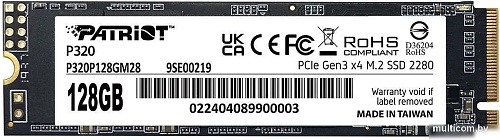 SSD Patriot P320 128GB P320P128GM28