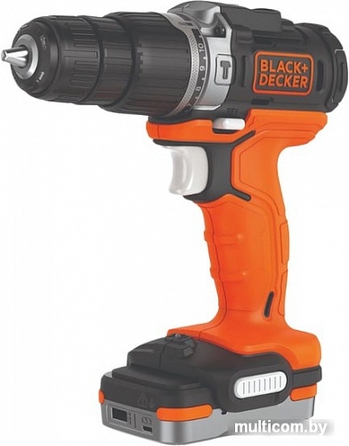 Дрель-шуруповерт Black & Decker BDCHD12S1 (с 1-им АКБ, USB)