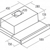 Встраиваемая вытяжка CATA TF 5260 GBK