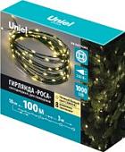 Новогодняя гирлянда Uniel Роса ULD-S10000-1000/DGA UL-00012089 (теплый белый)