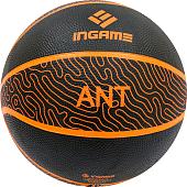 Баскетбольный мяч Ingame Ant (7 размер, черный/оранжевый)