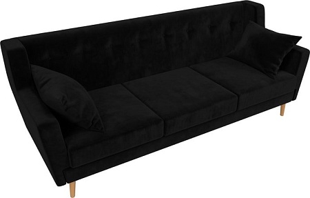 Диван Mebelico Брайтон 3 109155 (велюр, черный)